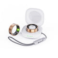 Bague connectée d’activité physique avec boîtier de charge, dorée