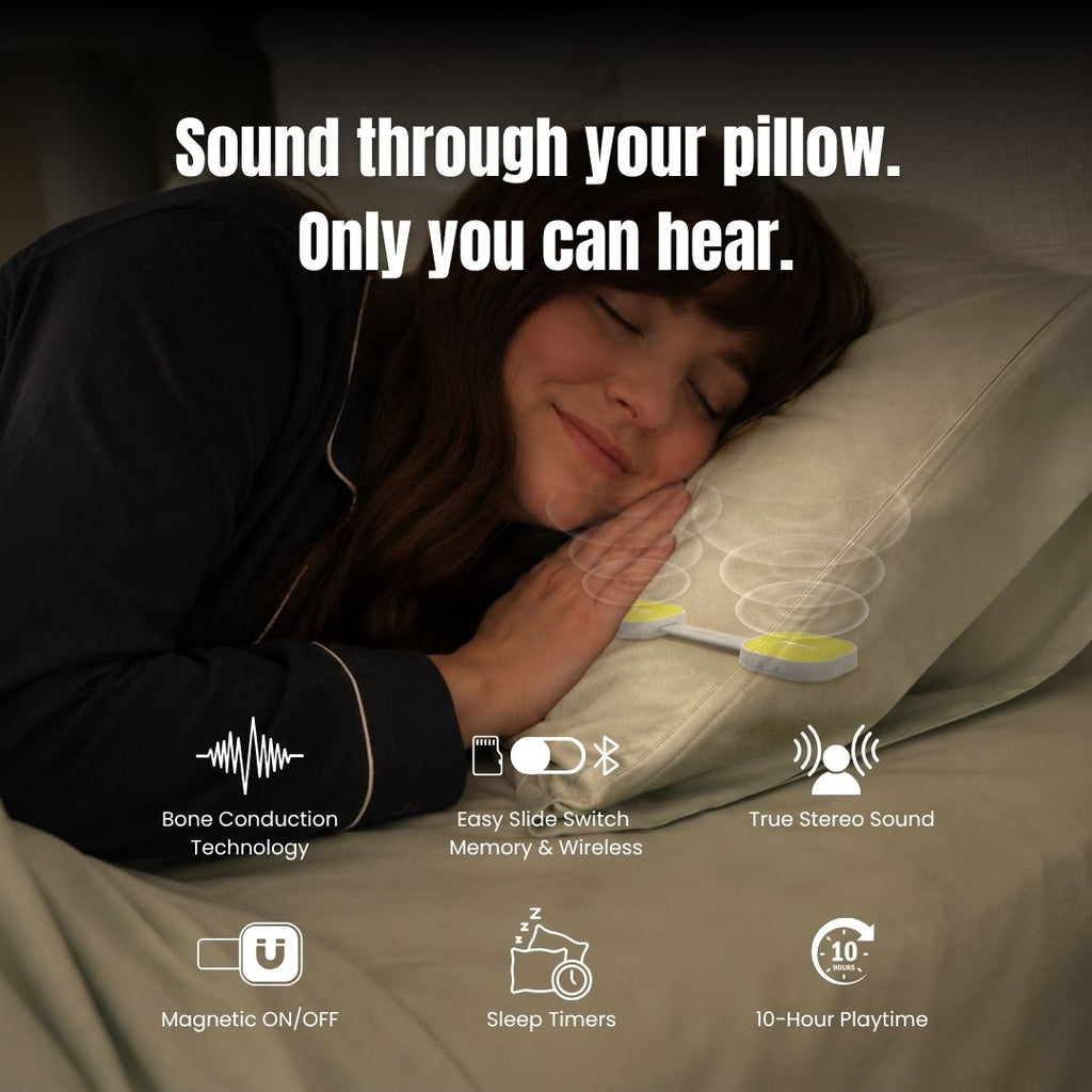 Enceinte sous oreiller PEACE Duo à conduction osseuse