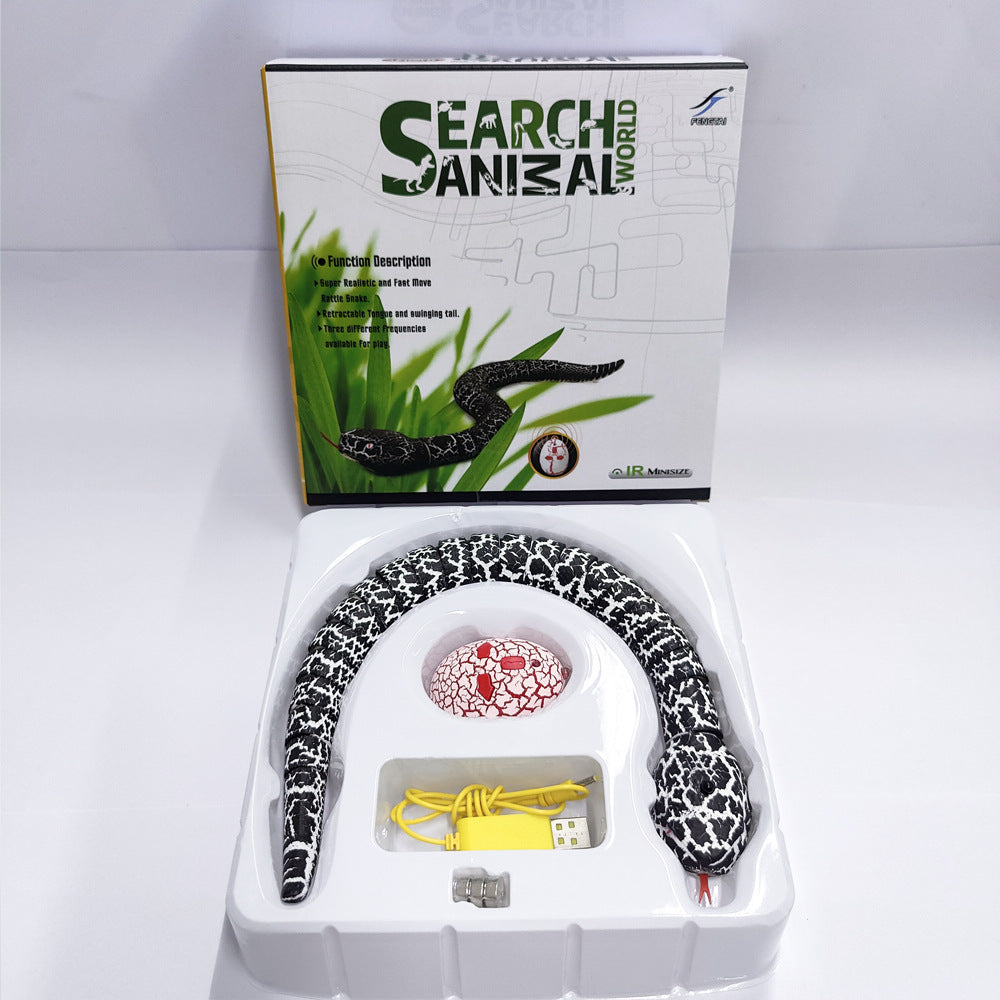 Automatic sensor snake toy for pets