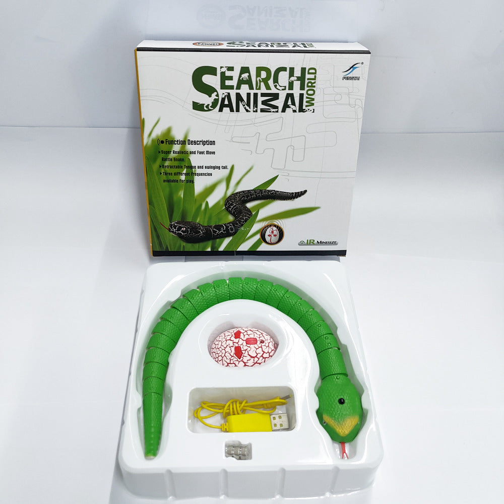 Automatic sensor snake toy for pets