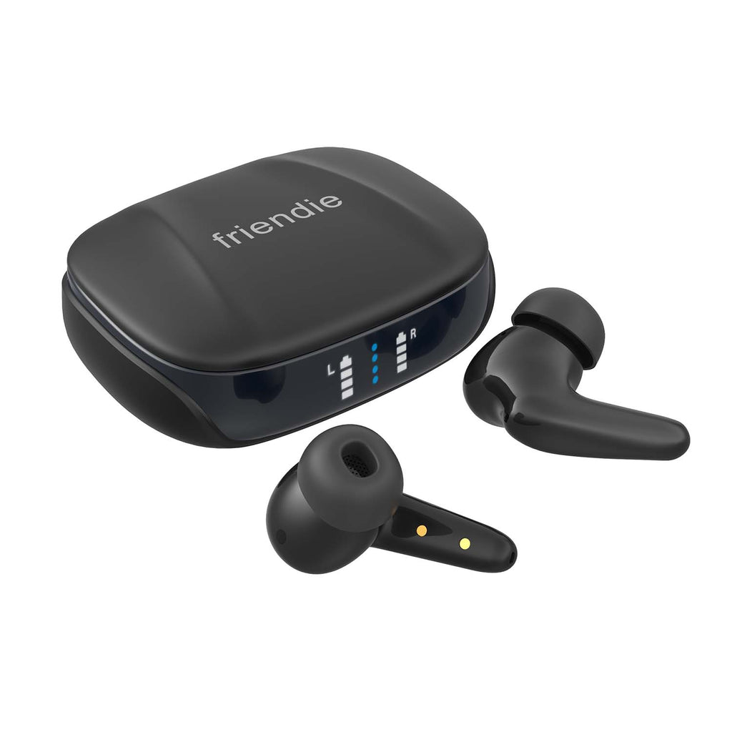 Matte black AIR Focus ANC active noise cancelling earbuds