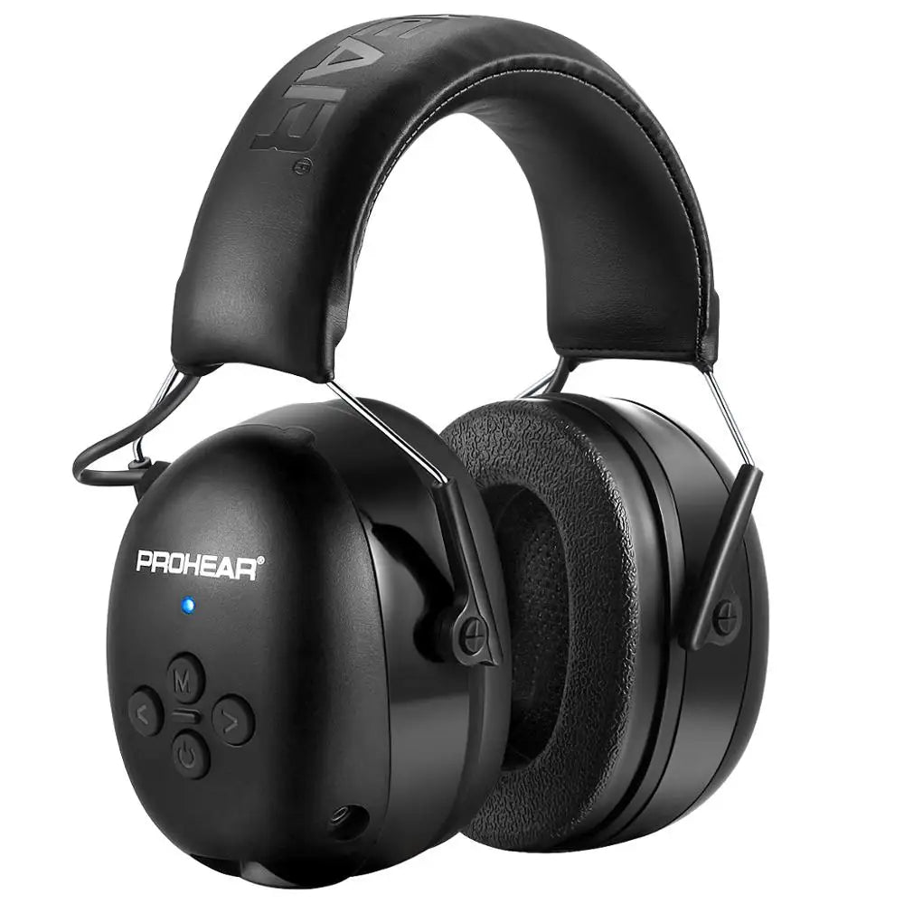 Casque antibruit électronique Bluetooth de protection auditive, noir