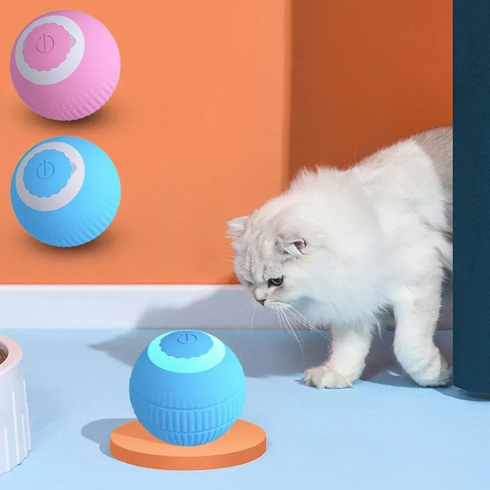 Smart interactive cat ball