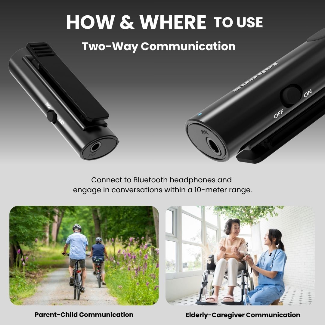 Microphone Bluetooth 3-en-1 HearLink