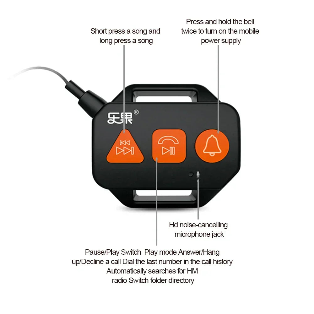 Portable Bluetooth speaker for cycling and outdoor sports