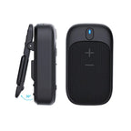 Black water-resistant mini portable Bluetooth speaker