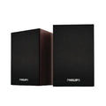 Enceinte Bluetooth au fini bois, marron