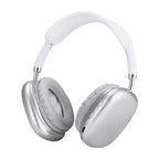 White wireless Bluetooth over-ear headphones