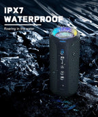 Black 40 W stereo Bluetooth speaker