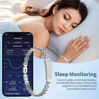 Silver screenless smartwatch