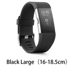 Black smart fitness band with heart rate monitor