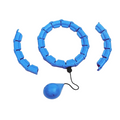Adjustable smart fitness hoop