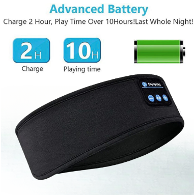 Wireless Bluetooth sleep headband for listening to music
