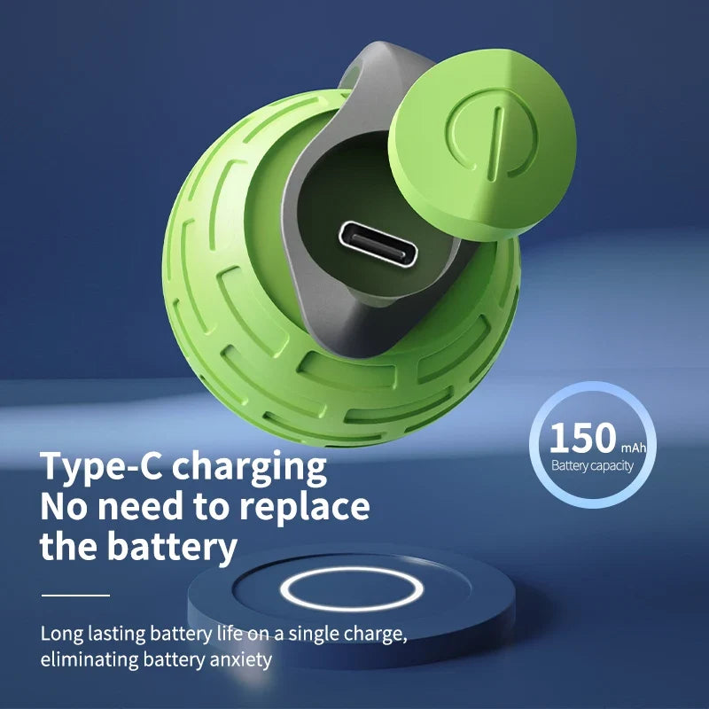 USB-rechargeable rolling toy ball