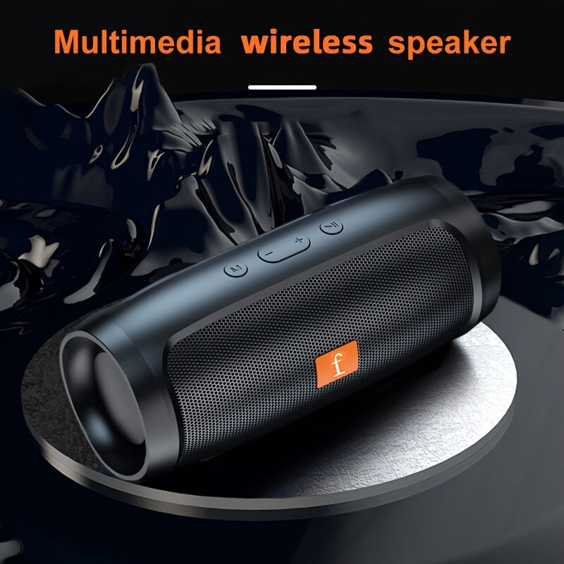 Two-channel outdoor wireless speaker with powerful bass