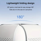 Rechargeable smart eye massager with 1,200 mAh battery