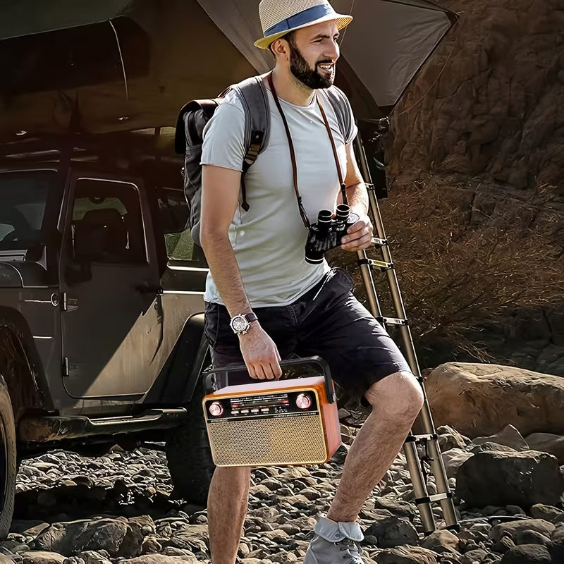 Portable AM/FM/SW radio with USB, TF and AUX