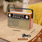 Portable AM/FM/SW radio with USB, TF and AUX
