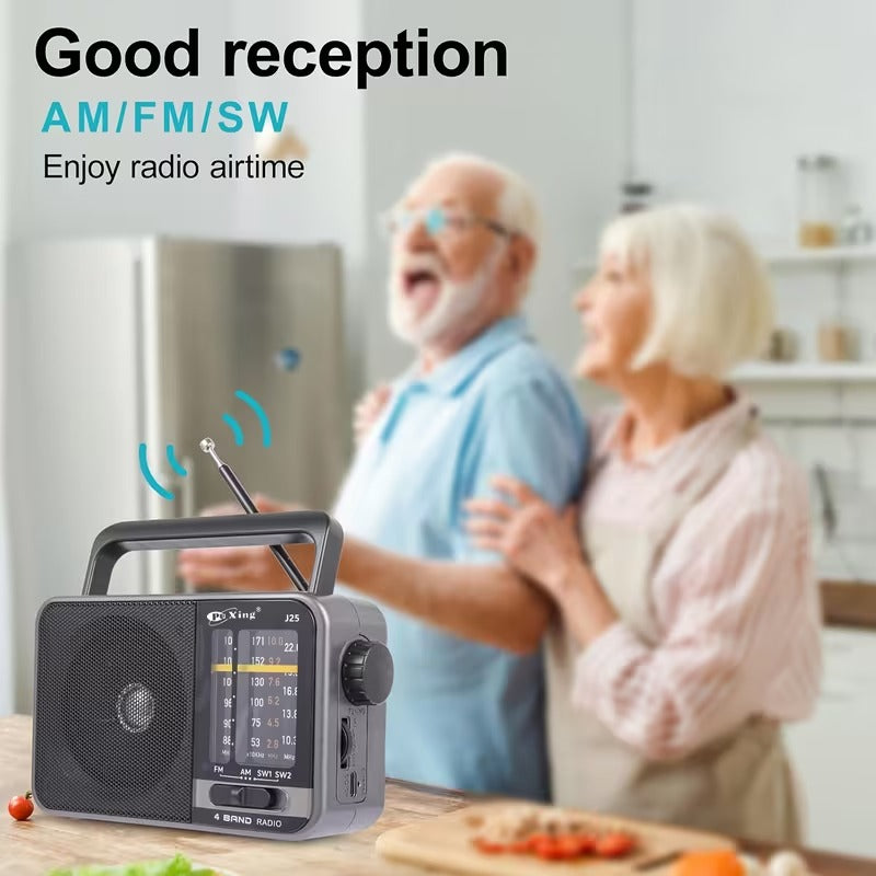 Radio à transistors AM/FM avec charge USB
